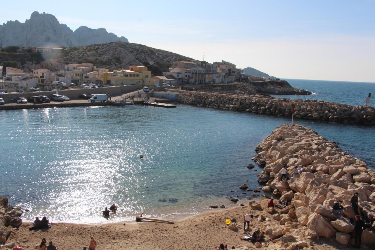 Charmant Cabanon Aux Goudes A Marseille Avec Vue Mer מראה חיצוני תמונה